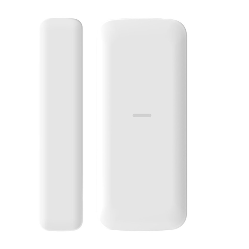Daytronics Security Hikvision wireless reed switch in white for remote door and window monitoring