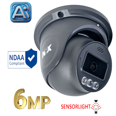 NYX D6VFLB Ultimate Camera with 6MP Resolution and Night Vision for Enhanced Security
