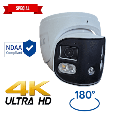 Daytronics NYX Ultimate 180 security camera in 4K Ultra HD with night vision capabilities