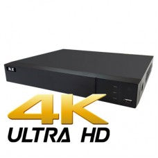 NYX NVR recorder network video recorder device supporting 4K Ultra HD video resolution