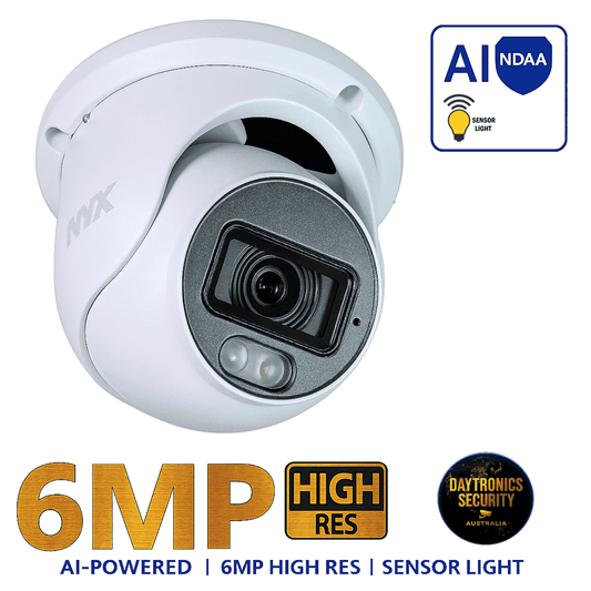 Dome Camera Ics NYX Dome Turret Security Cameras - 6MP Smart Surveillance | Daytronics ...