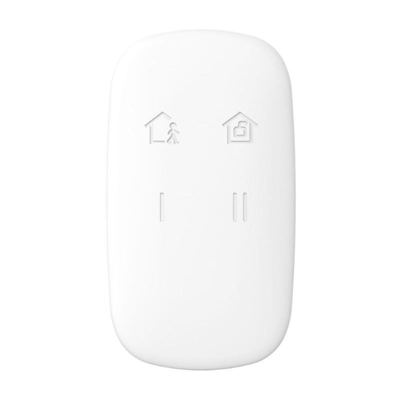 Daytronics Security Hikvision Ax Pro wireless key fob white remote with house and lock buttons