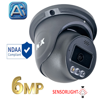NYX D6VFLB Ultimate Camera with 6MP Resolution and Night Vision for Enhanced Security