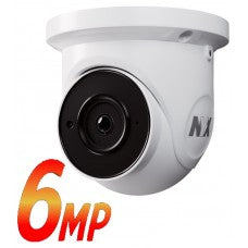 NYX IPD6-28F surveillance camera with 6MP resolution for clear video monitoring