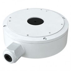Daytronics Security NYX JB-303 security camera mount white round base with cable port