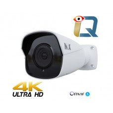 NYX people detection bullet camera in white with 4K Ultra HD resolution for enhanced security monitoring